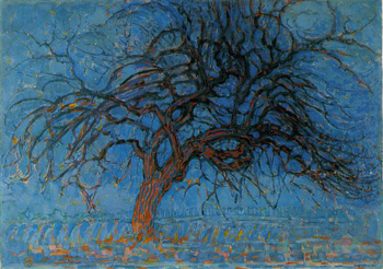 evening (red tree)